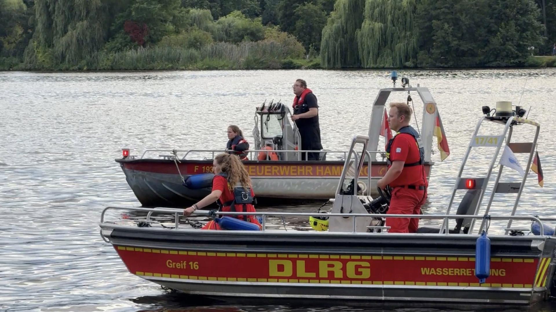 Hamburg: Frau ertrinkt in der Alster, zwei Schwimmer vermisst