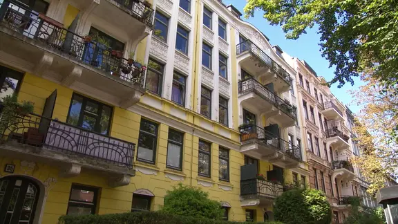 Ein Mehrfamilienhaus in Hamburg-Eppendorf.