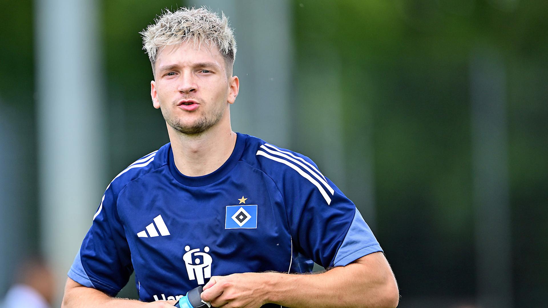 Verteidiger Noah Katterbach vom Hamburger SV  | Tim Groothuis