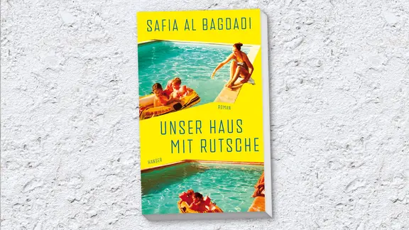 Cover, Safia Al Bagdadi, "Unser Haus mit Rutsche"