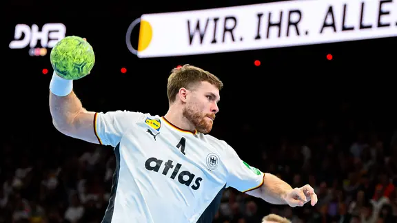 Johannes Golla beim Wurf