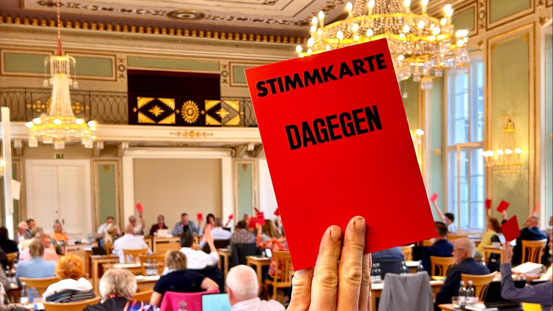 Landkreis Rostock: Ende der Stimmkarte im Kreistag