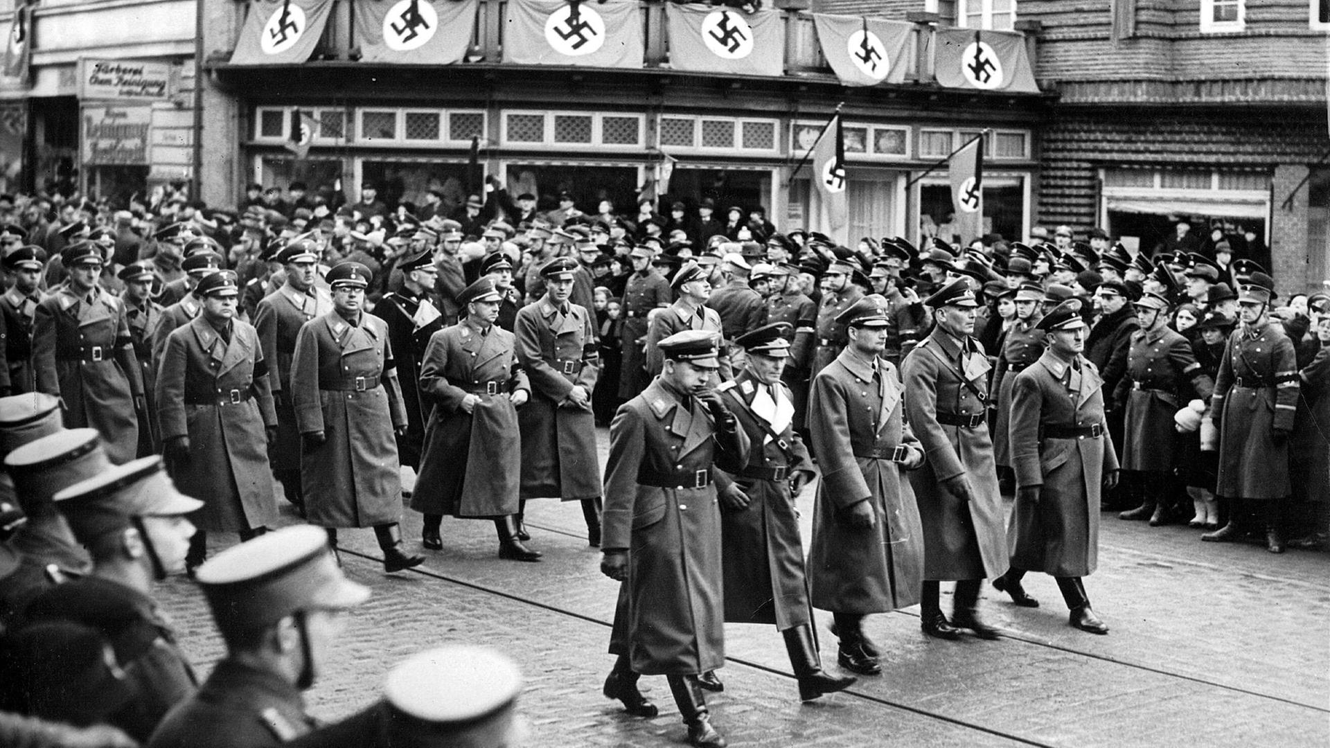 Attentat auf Wilhelm Gustloff 1936: Trauerfeier in Schwerin