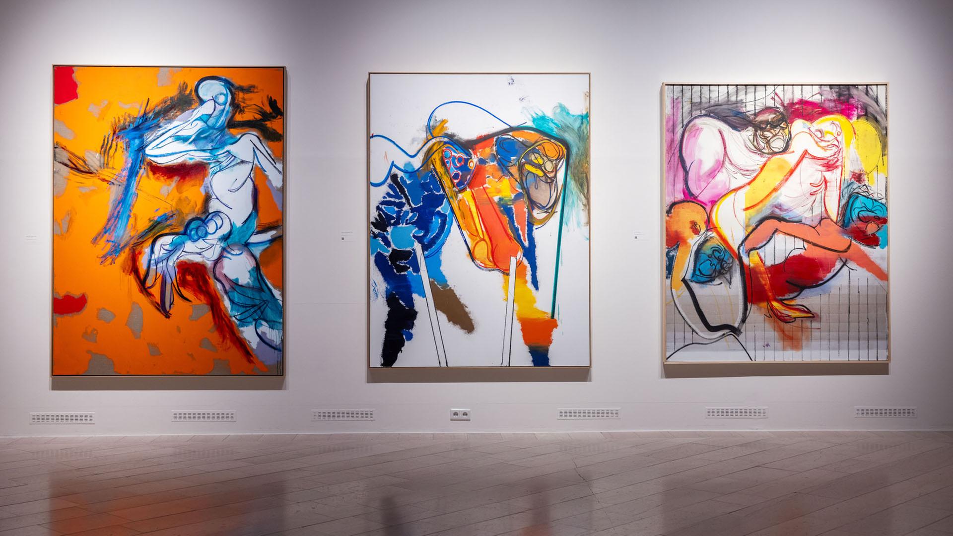 Ein vibrierendes Farbenmeer: Daniel Richter auf Schloss Gottorf