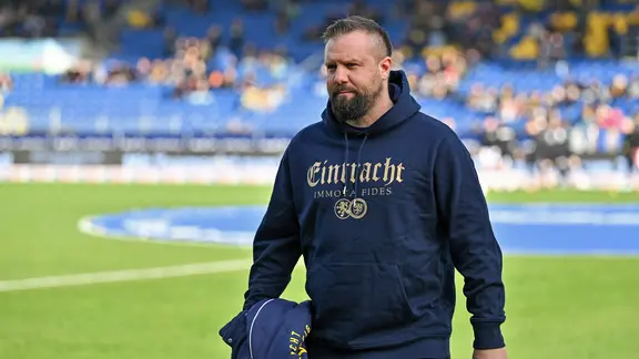 Braunschweigs Trainer Heiner Backhaus