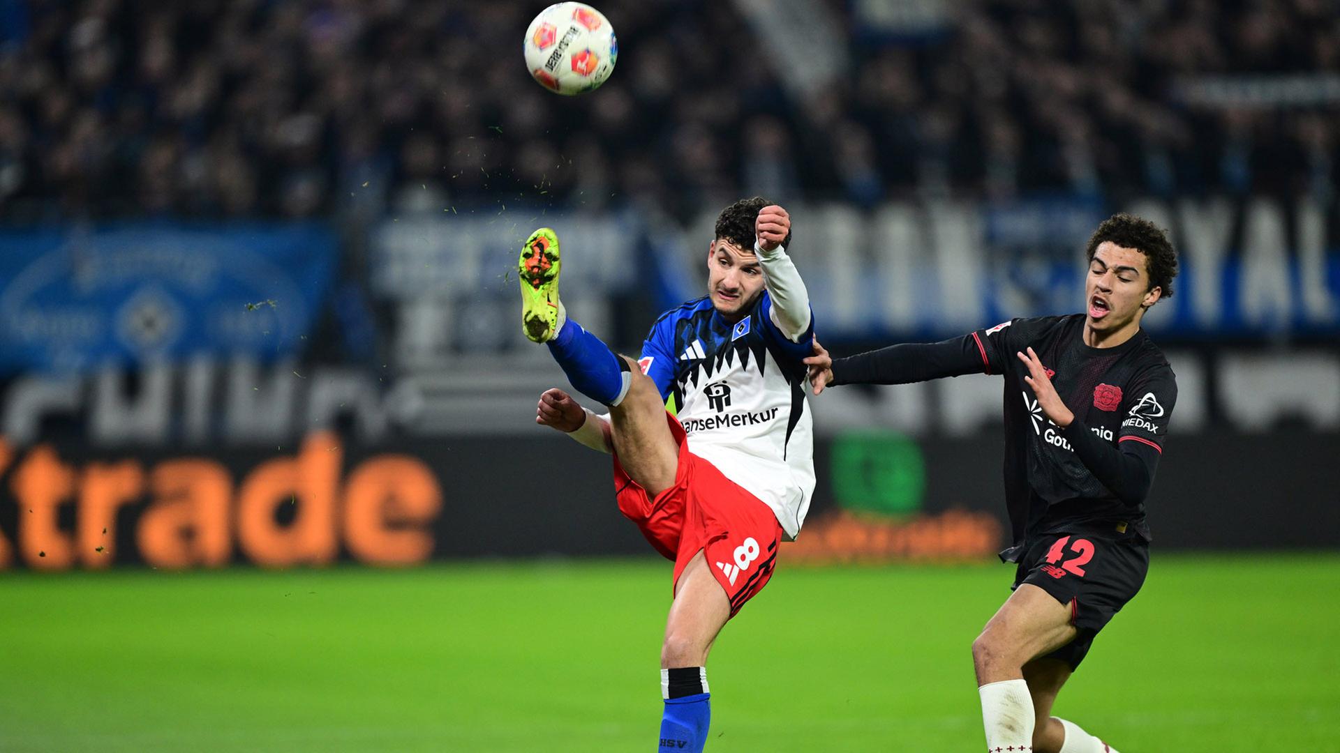 Jetzt live: Bundesliga-Nachholspiel HSV – Leverkusen