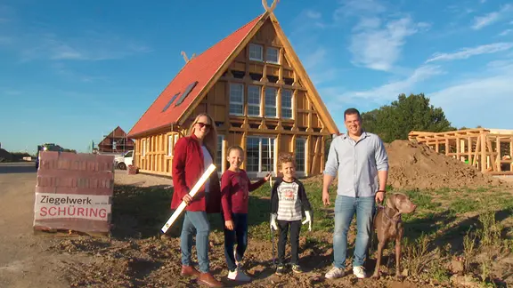Familie Mielke: Samira, Emma, Nick und Chris (von links)