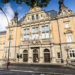 Strafjustizgebäude des Landgerichts Hamburg am Sievekingplatz.
