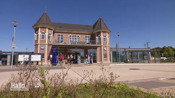 Das Bahnhofsgebäude Bad Bentheim.