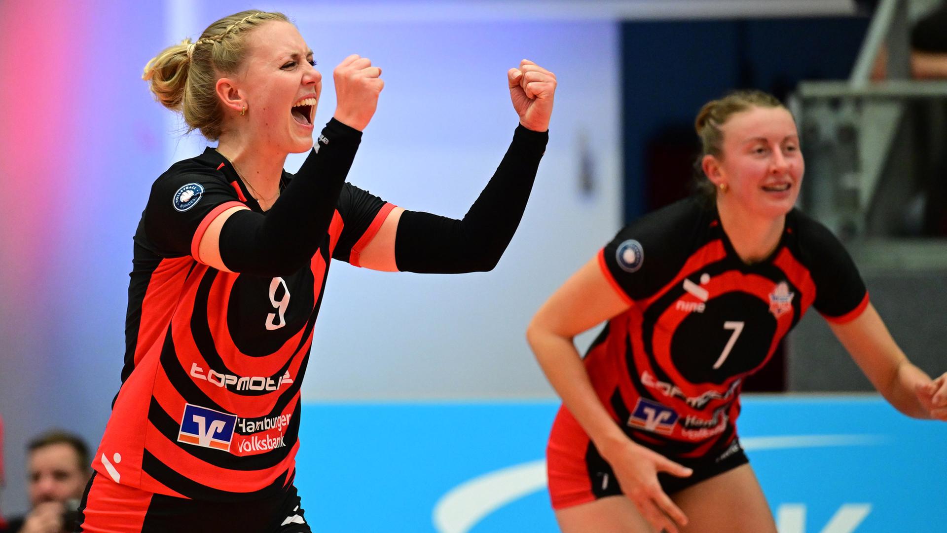 Volleyball-Frauen des ETV Hamburg gelingt erster Bundesliga-Sieg