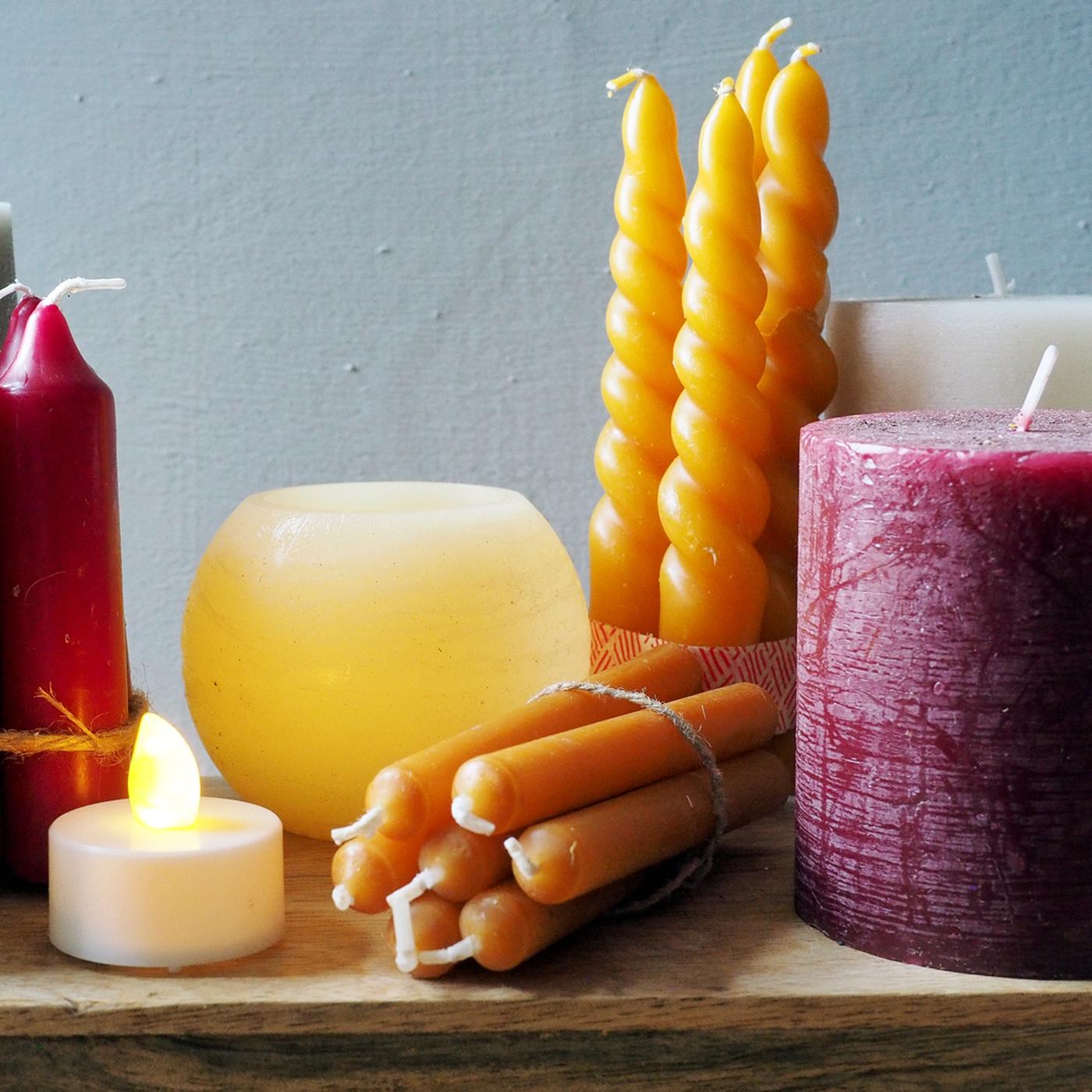 Paraffin, Stearin, Bienenwachs: Wie erkennt man gute Kerzen?