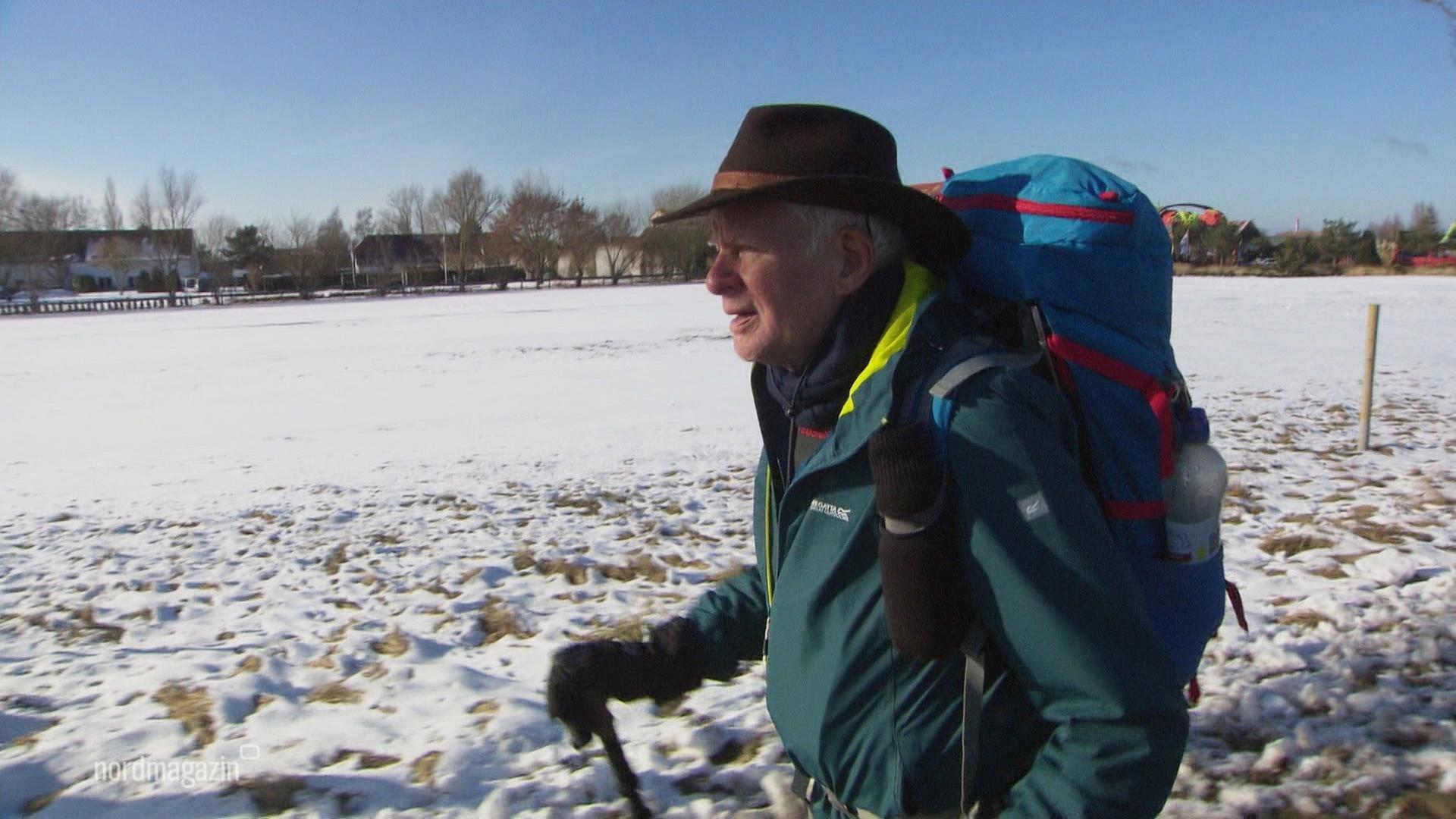 82-jähriger Stralsunder wandert von Rügen nach Spanien