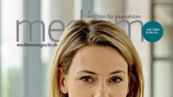 Das Titelbild des "Medium Magazins" mit Anja Reschke auf dem Cover.