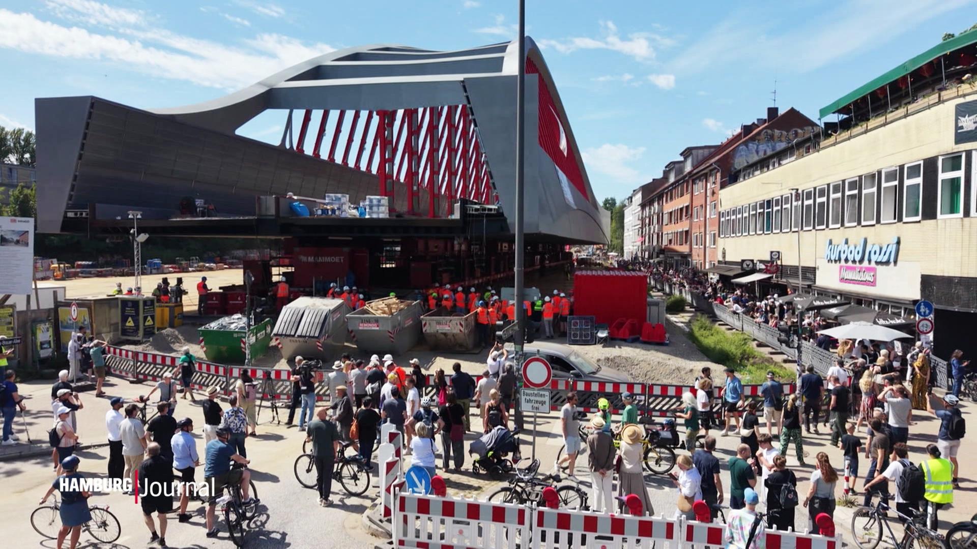 Altona: Einbau der neuen Sternbrücke steht bevor