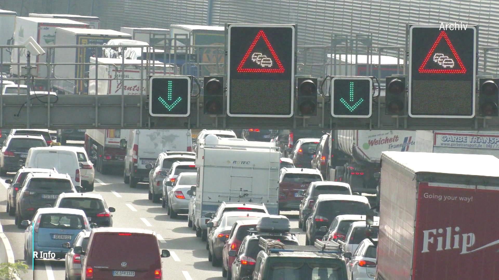 Staugefahr: 55-Stunden-Vollsperrung der A7 in Hamburg