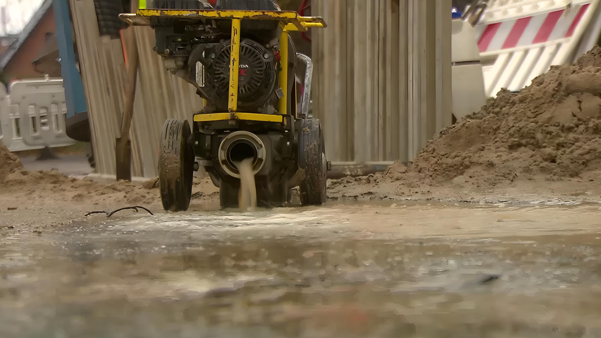 Wasserrohr gebrochen: Straßen in Farmsen-Berne unterspült