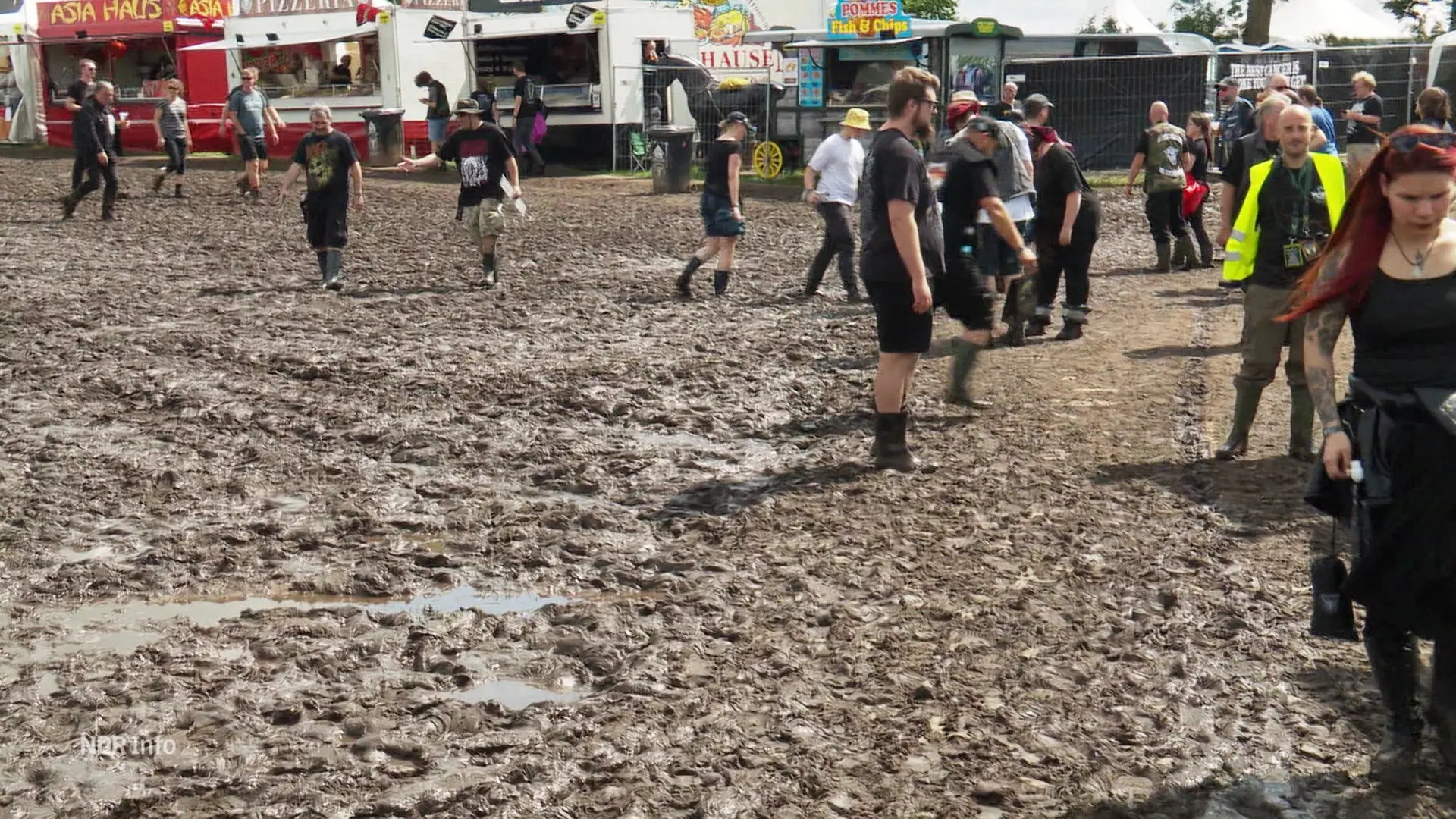 Wacken 2025: Naturmatten gegen Schlamm getestet