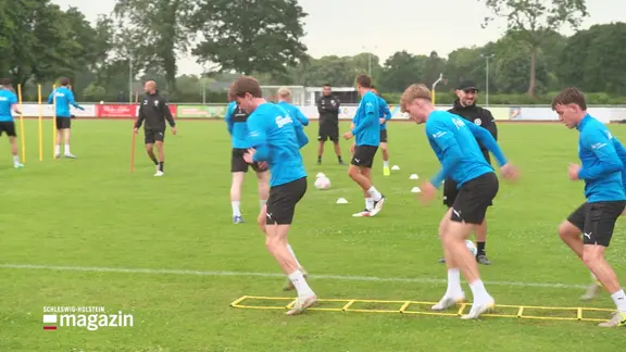 Trainingseinheit von Holstein Kiel.