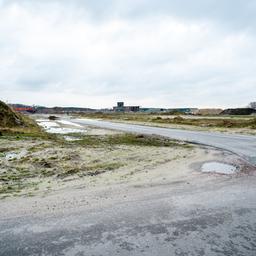Eine Straße auf dem Gelände des ehemaligen Fliegerhorst