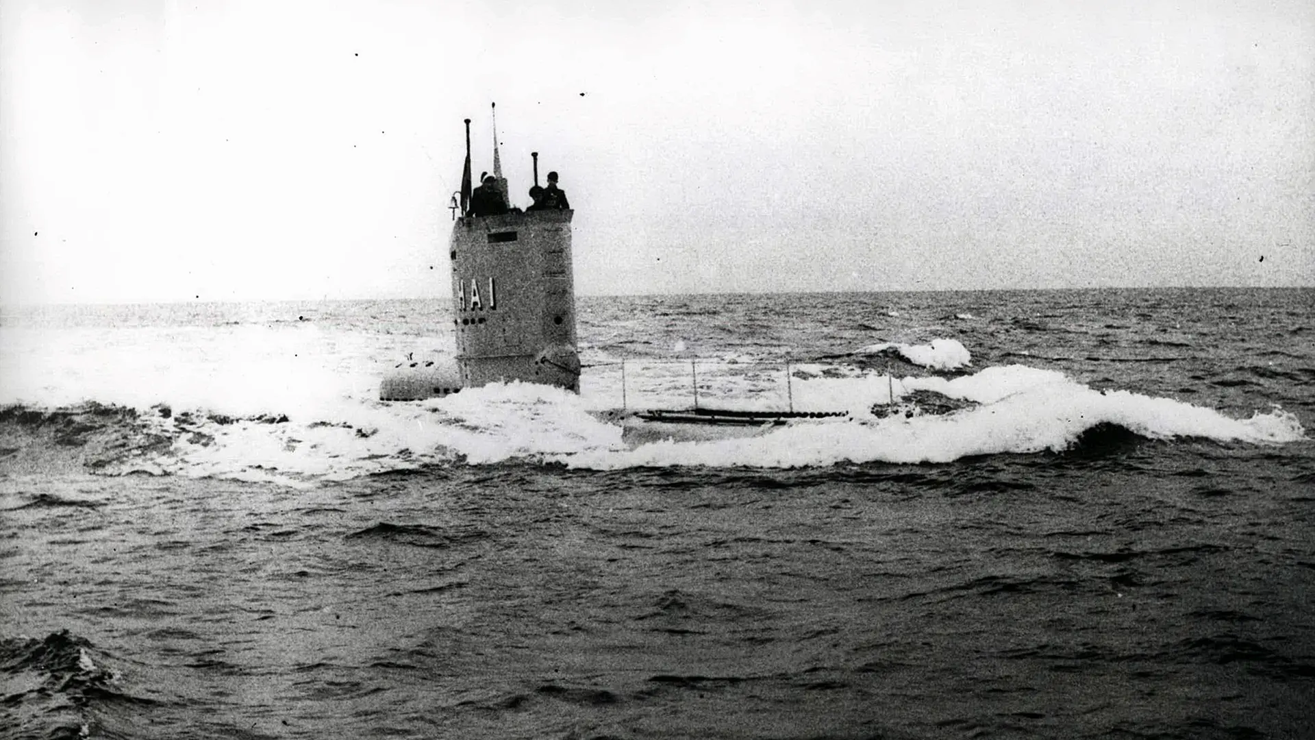 The sinking of the submarine