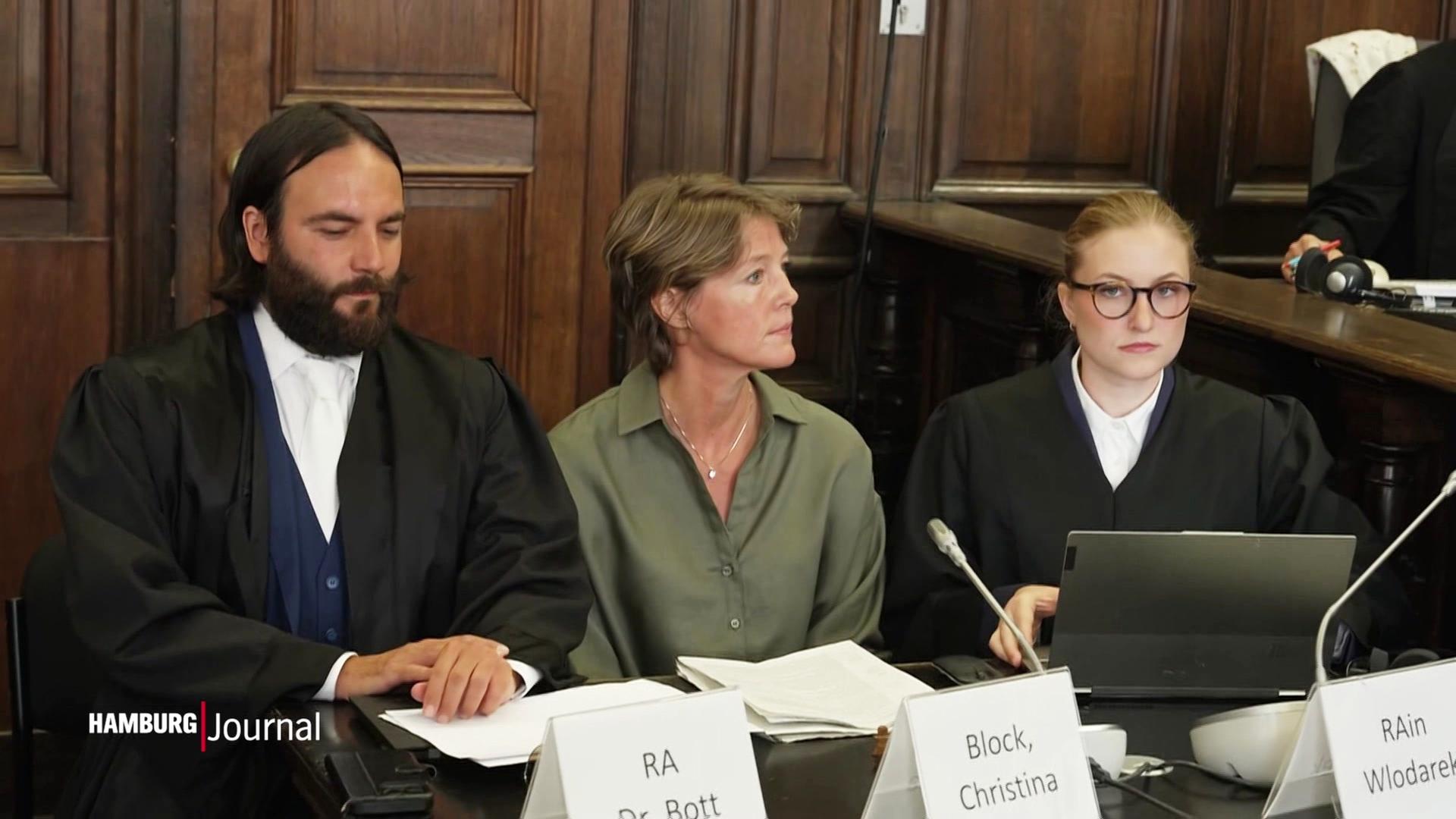 Fünfter Prozesstag: Befragung von Christina Block geht weiter
