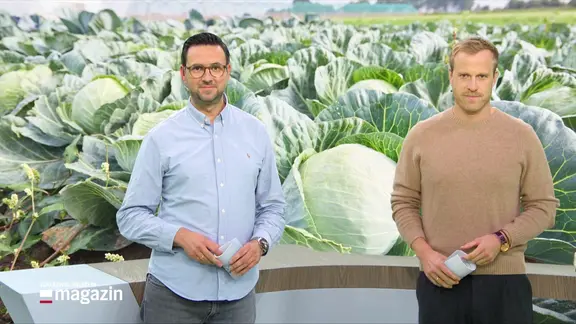Christopher Scheffelmeier und Henrik Hanses moderieren das Schleswig-Holstein Magazin.