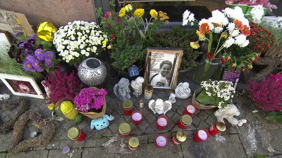 Ein Denkmal in der Oldenburger Innenstadt erinnert an den getöteten Lorenz.