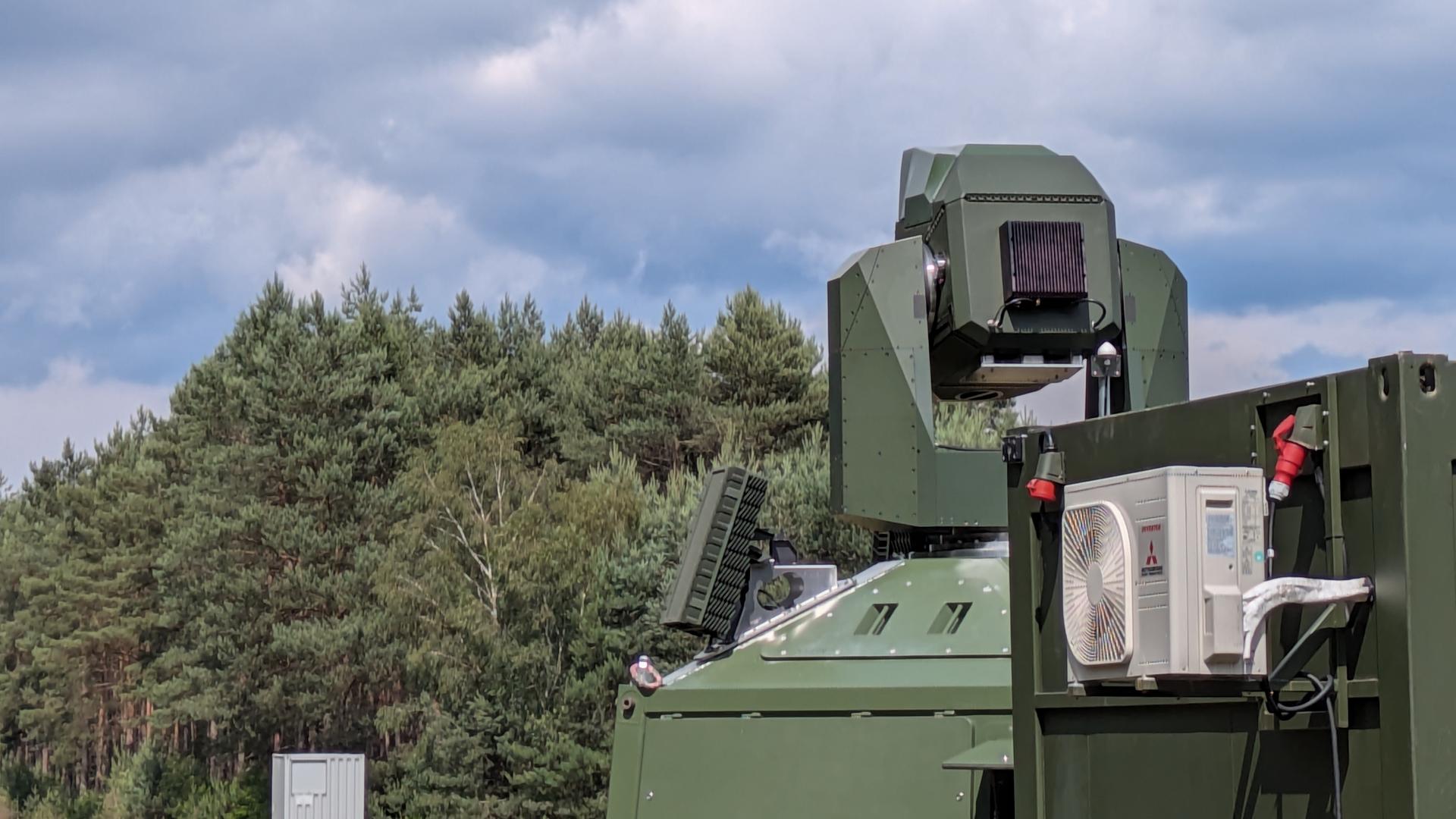 Eine Laserwaffe auf dem WTD-Gelände in Meppen. | NDR, Joop Wösten