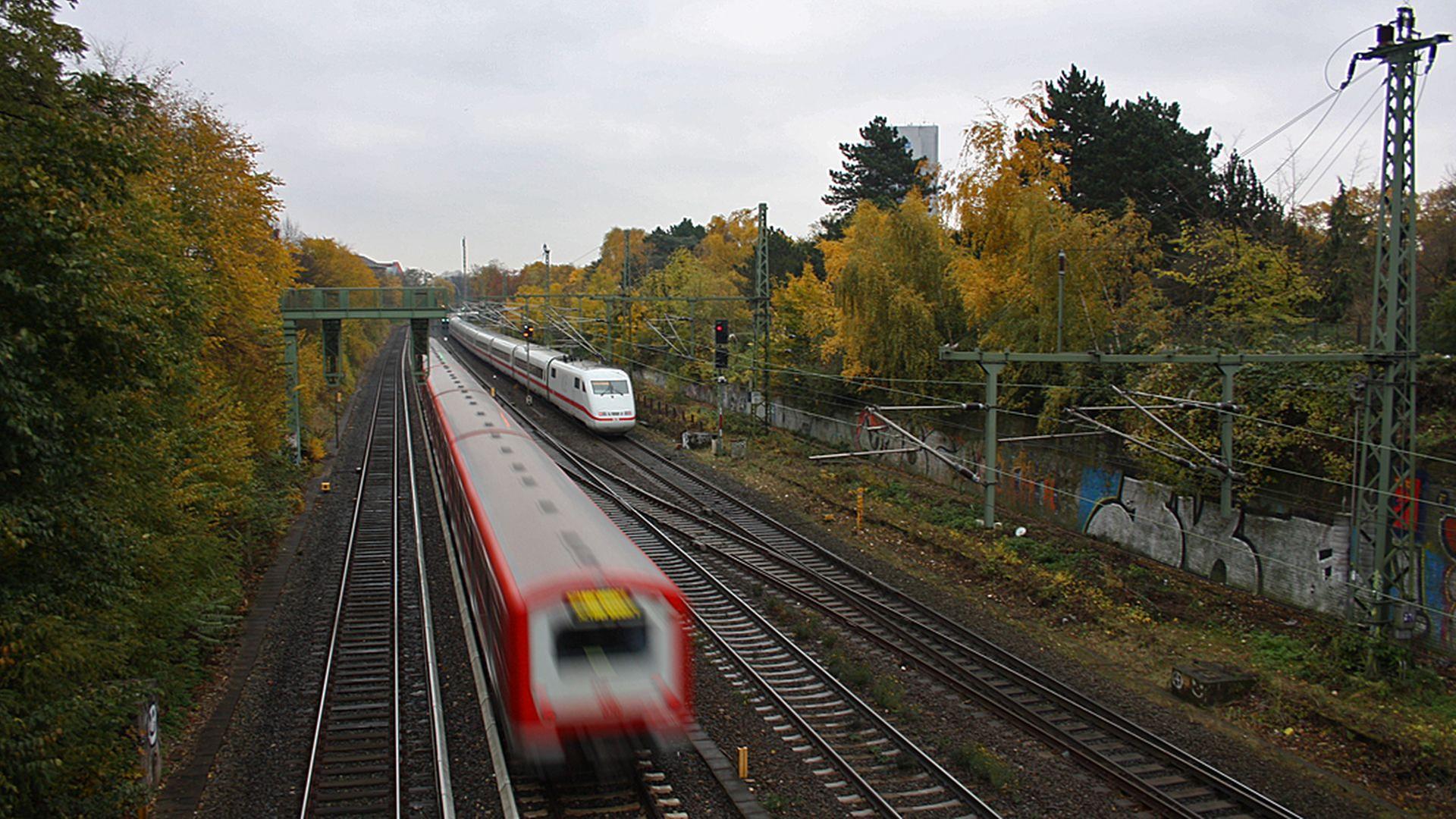 Wilhelmsburg: Böschungsbrand bremst S-Bahnverkehr aus