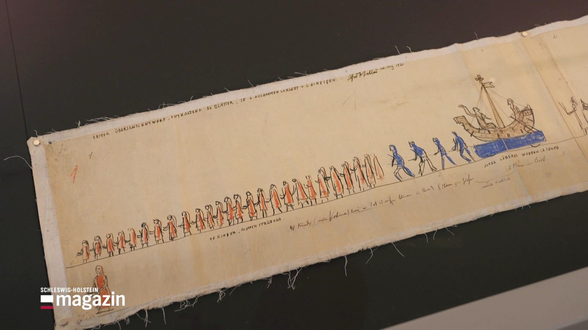 Ausstellung in Lübeck: „Alfred Mahlau. Festzug 1926“