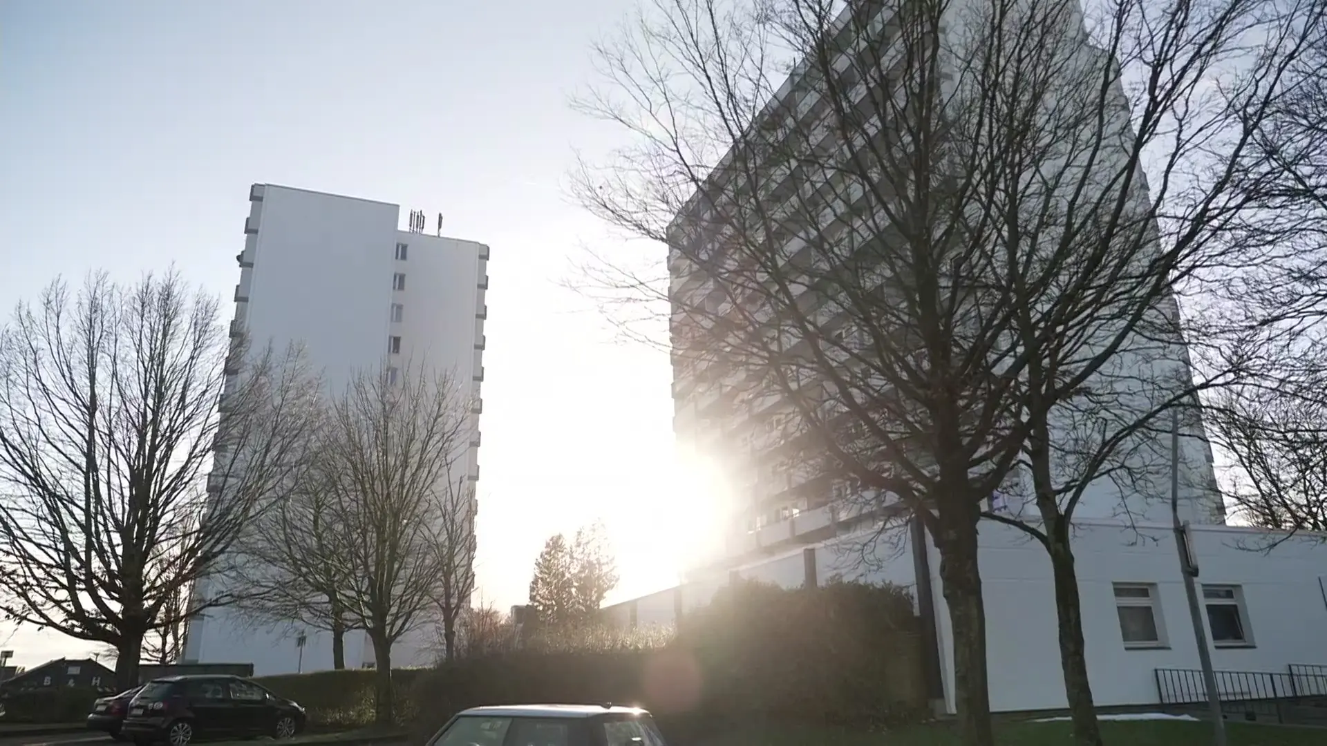 Hölk-Hochhäuser Bad Oldesloe: Erste schimmelfreie Nacht für Familie