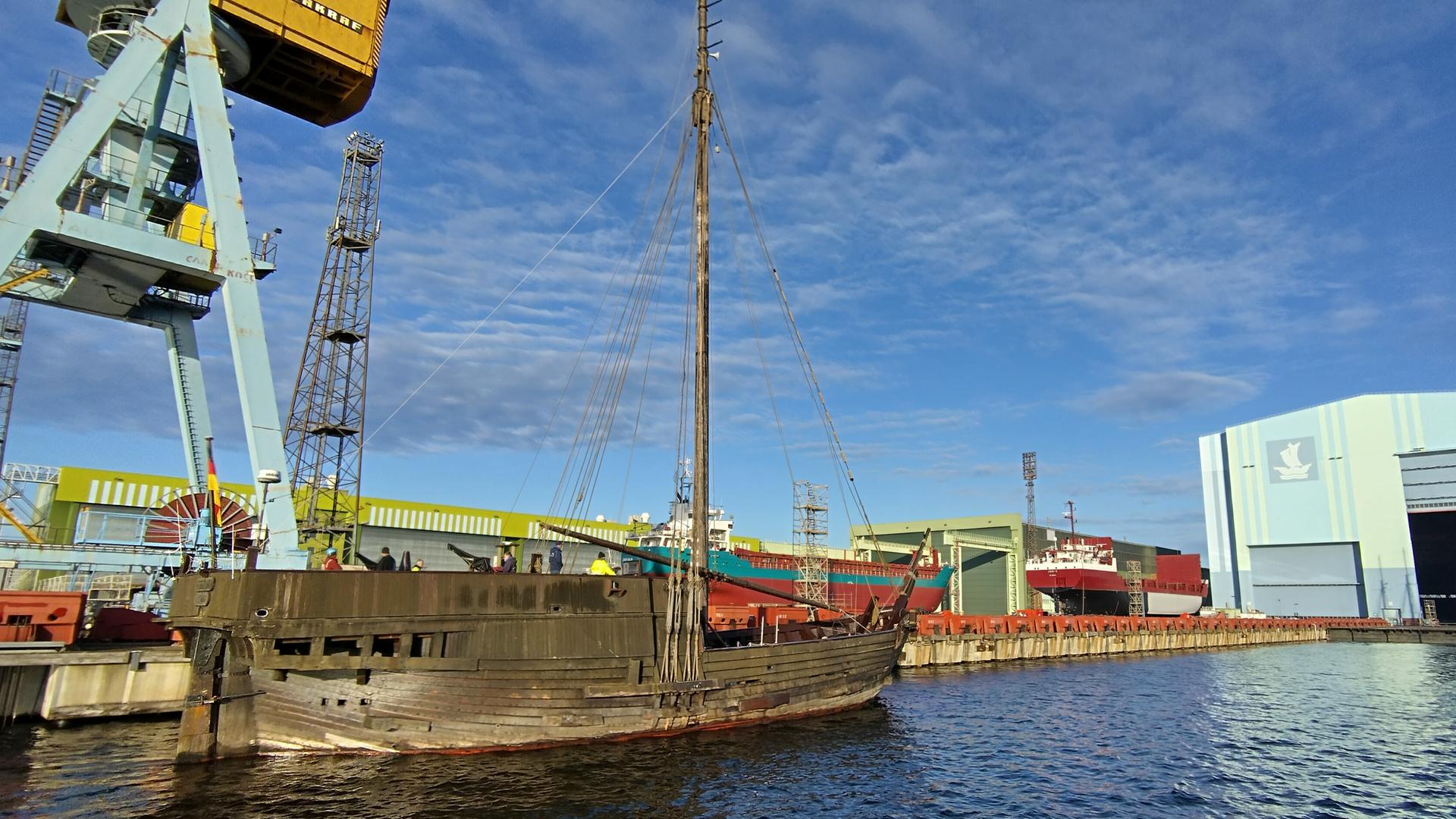Traditionsschiff wird repariert: Arbeiten an Poeler Kogge starten