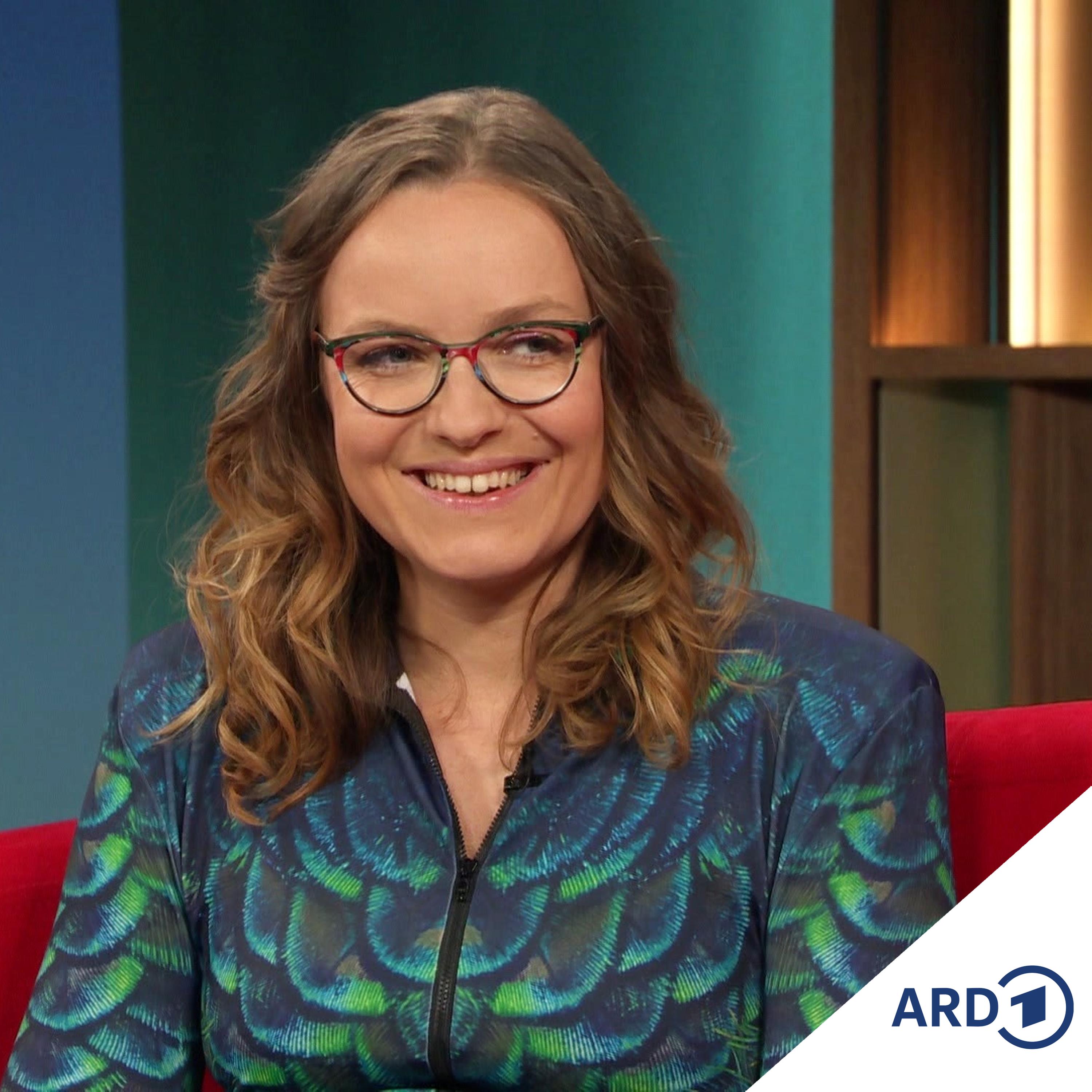 Comedienne Helene Bockhorst auf dem Roten Sofa