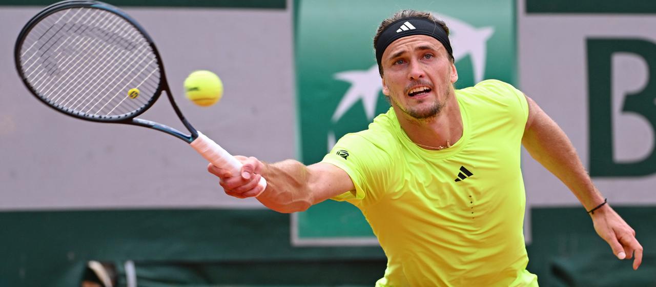 Alexander Zverev bei den French Open