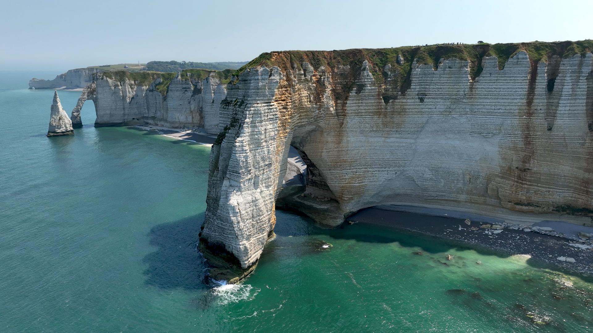 Die Küste der Normandie - Klippen, Dünen und der D-Day