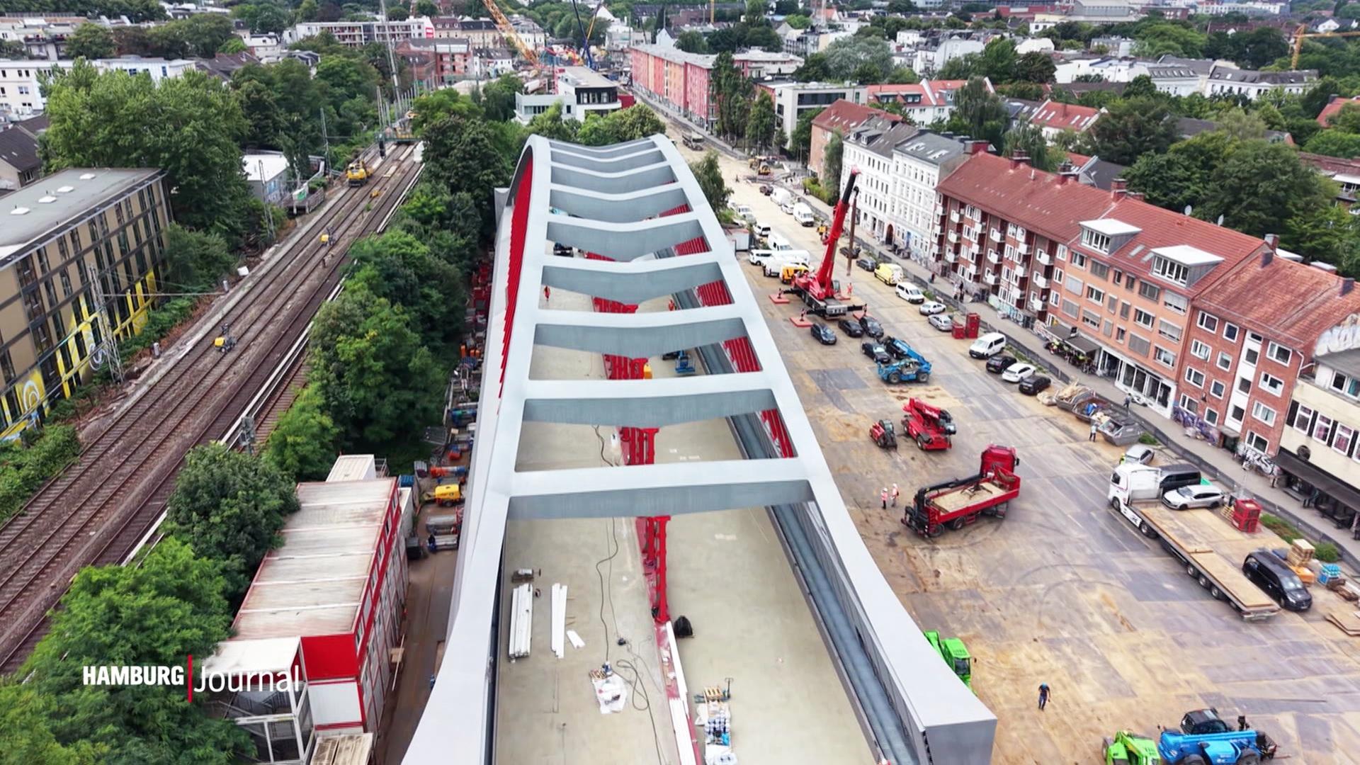 Sternbrücke in Hamburg-Altona: Transport beginnt schon heute