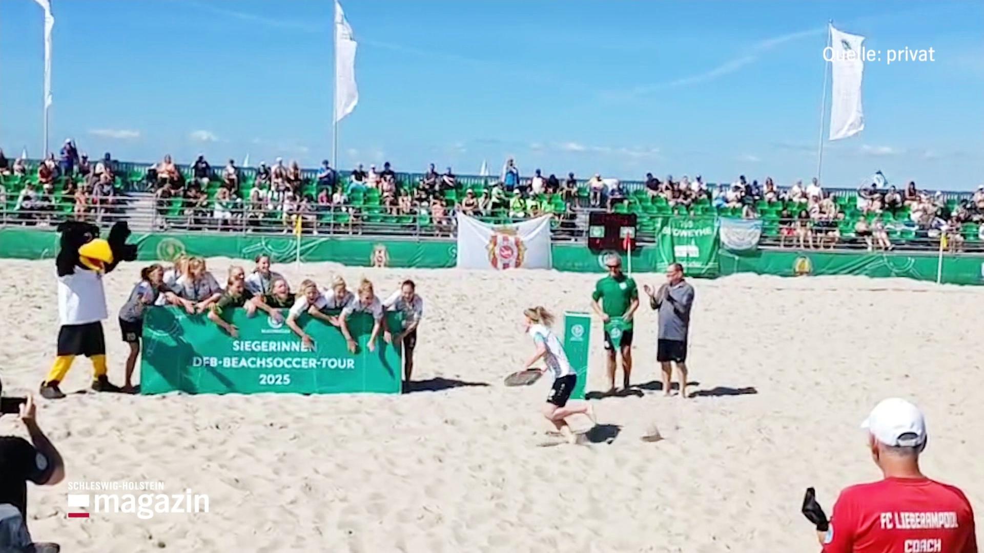 Kieler Beachsoccer Meisterinnen fahren zur EM nach Portugal