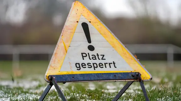 Platz gesperrt