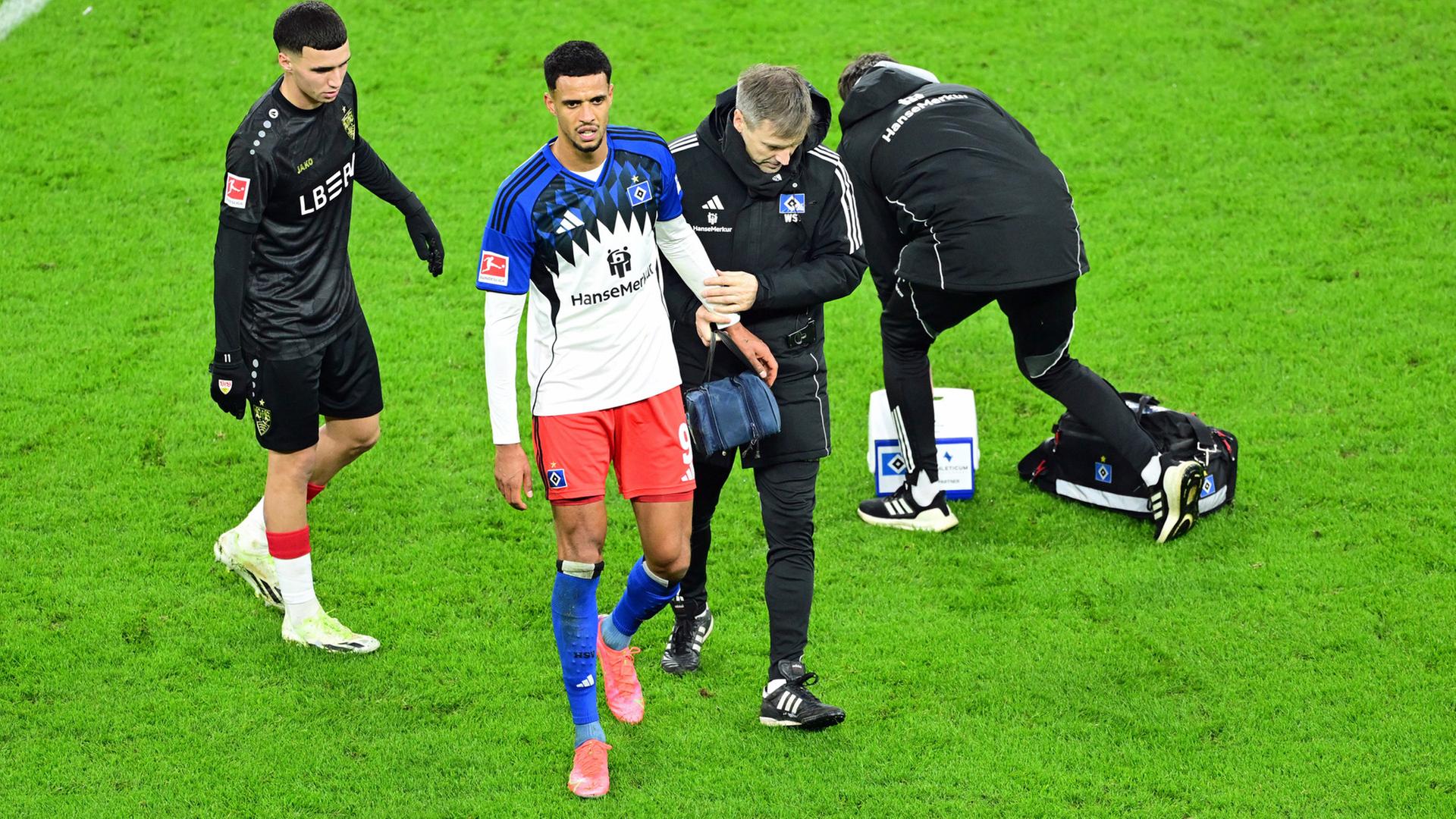 Bundesliga: Verletzter Glatzel fehlt dem HSV bis Jahresende
