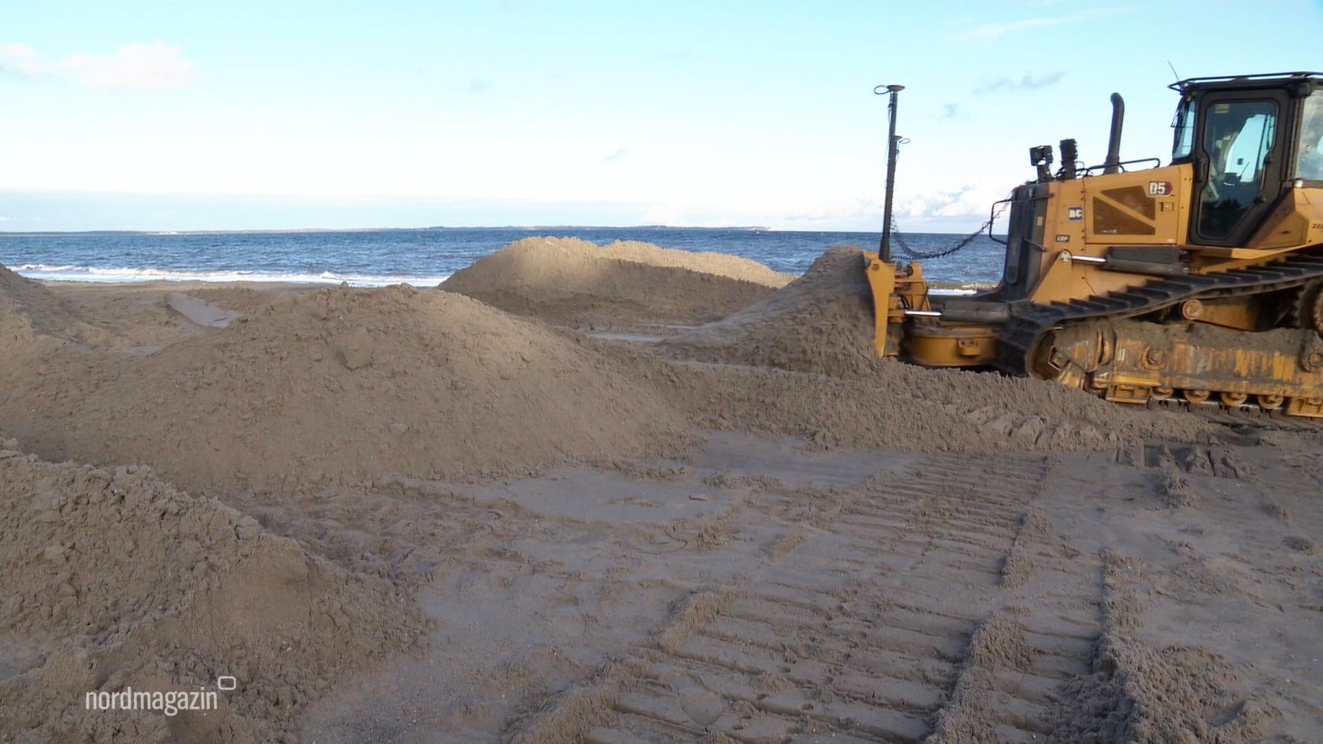 Küstenschutz auf Rügen: 425.000 Tonnen Sand für Glowe