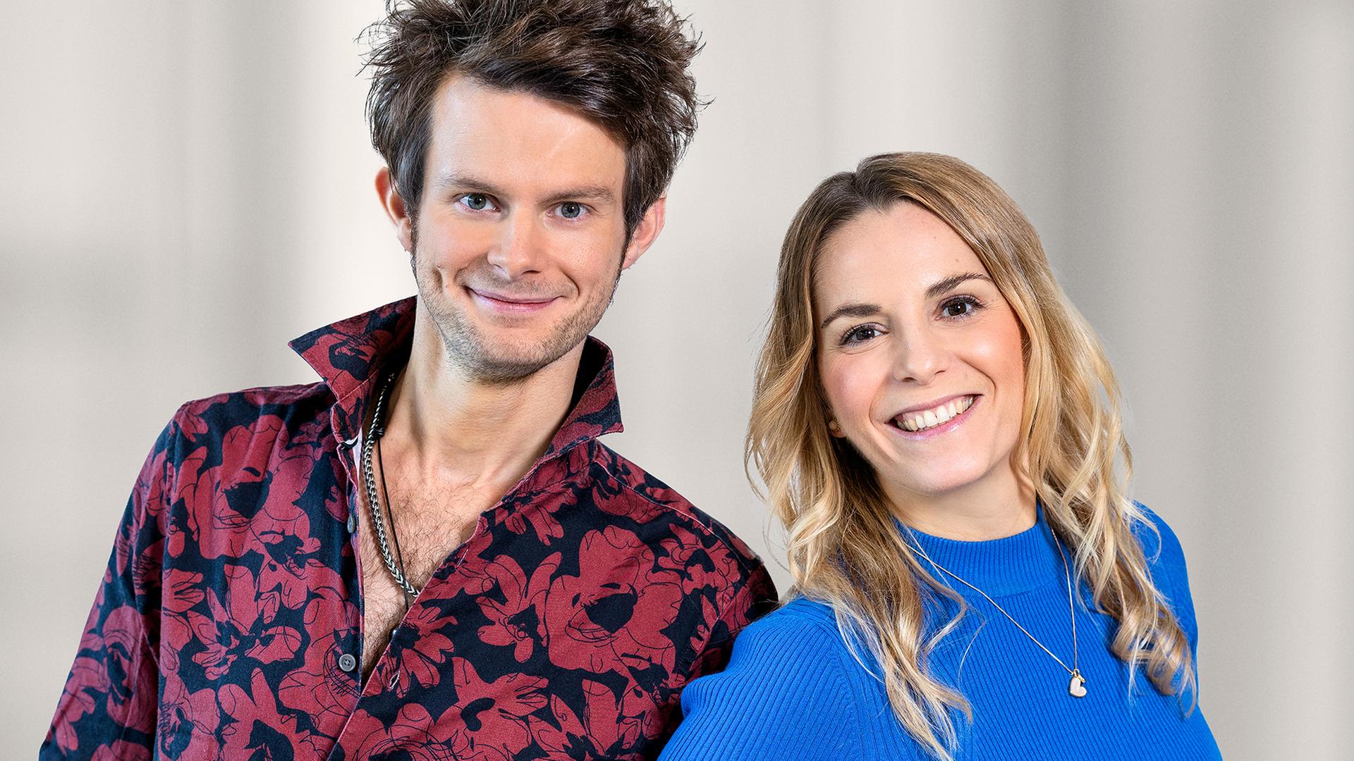 Die Moderatoren Isabel Eulenstein und Keno Bergholz | NDR/Andrea Seifert