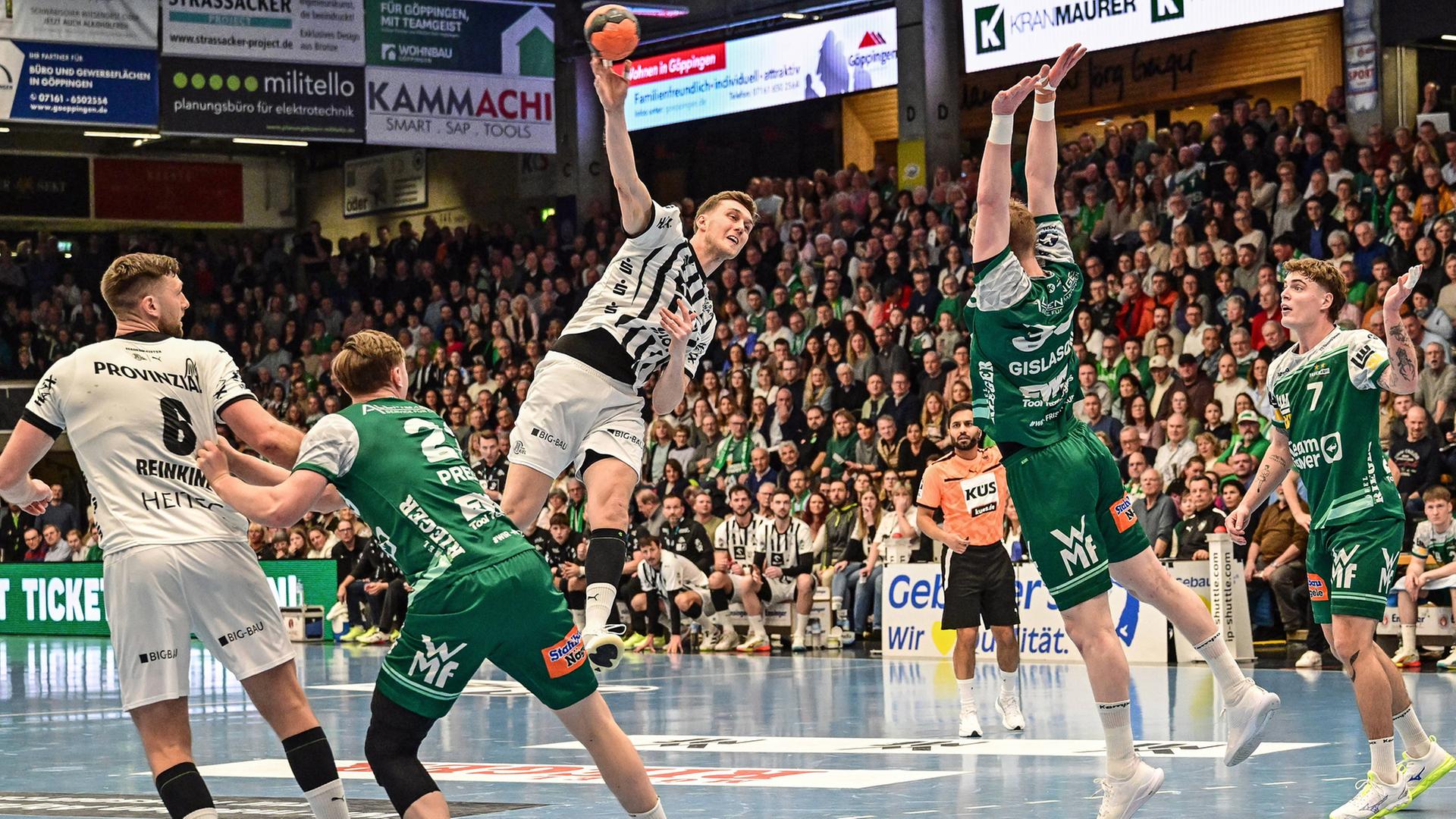 Handball-Bundesliga: THW Kiel gewinnt in Göppingen