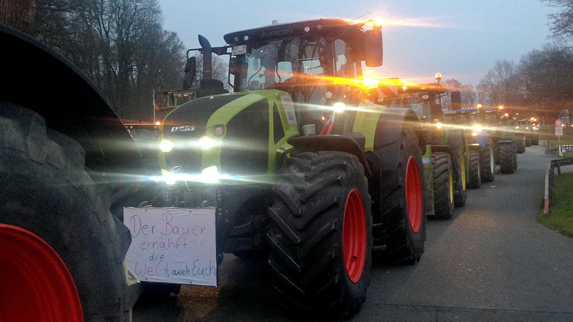 Proteste der Landwirte: Diese Autobahn-Auffahrten sind betroffen