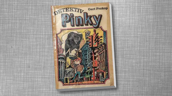 "Αλλά μου άρεσε πολύ επίσης ένα βιβλίο της ΛΔΓ: «Ο Ντετέκτιβ Πίνκι», θυμάται η Ines Pöhland. | Ines Pöhland Υποβολή με θέμα τα παιδικά βιβλία