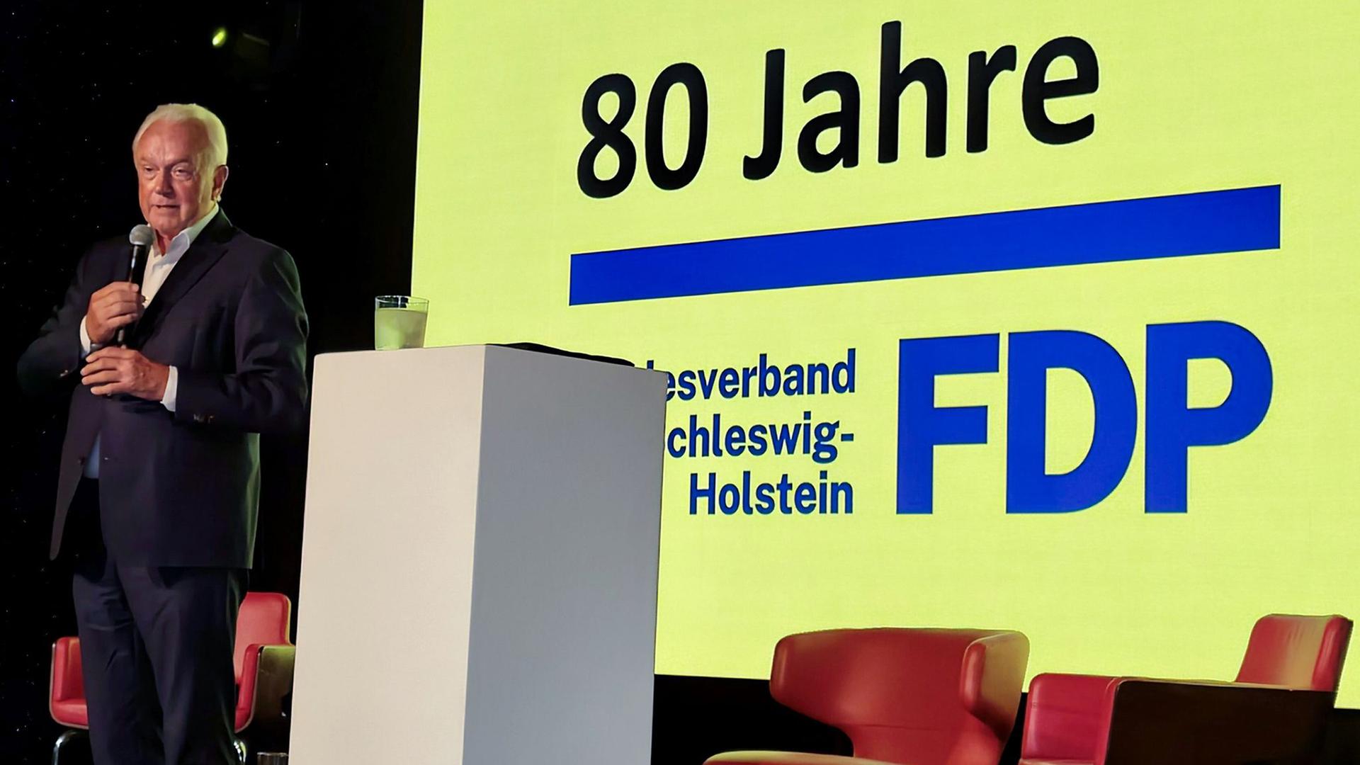 Landesverband der FDP feiert 80-jähriges Bestehen in Kiel