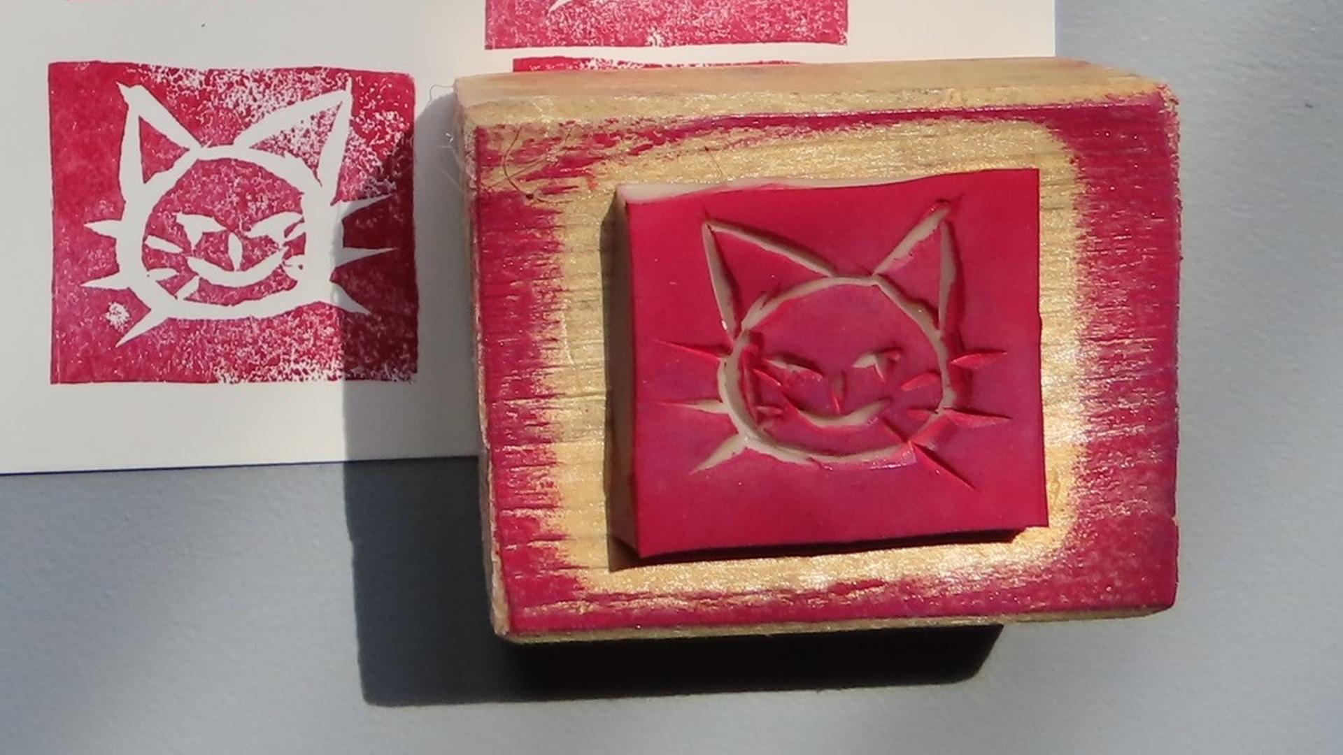 Greifswald: Drucken, Binden und Stempeln in den Ferien