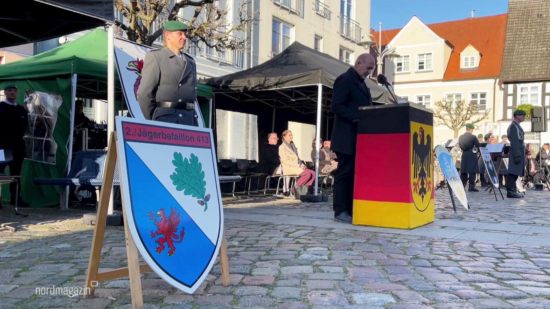 Feierliches Gelöbnis der Bundeswehr Ueckermünde