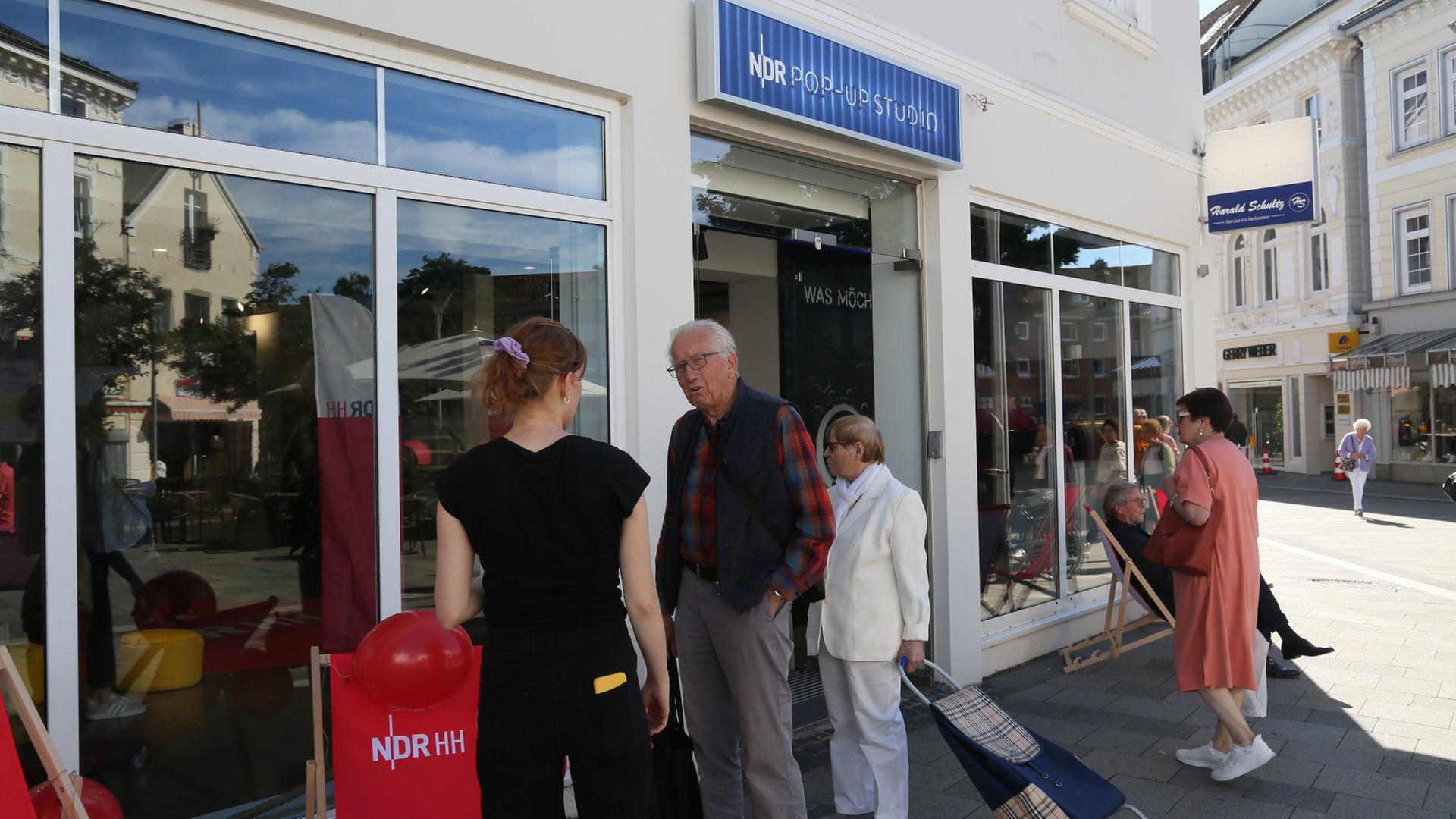 Neues NDR Pop-up-Studio seit heute in Bergedorf