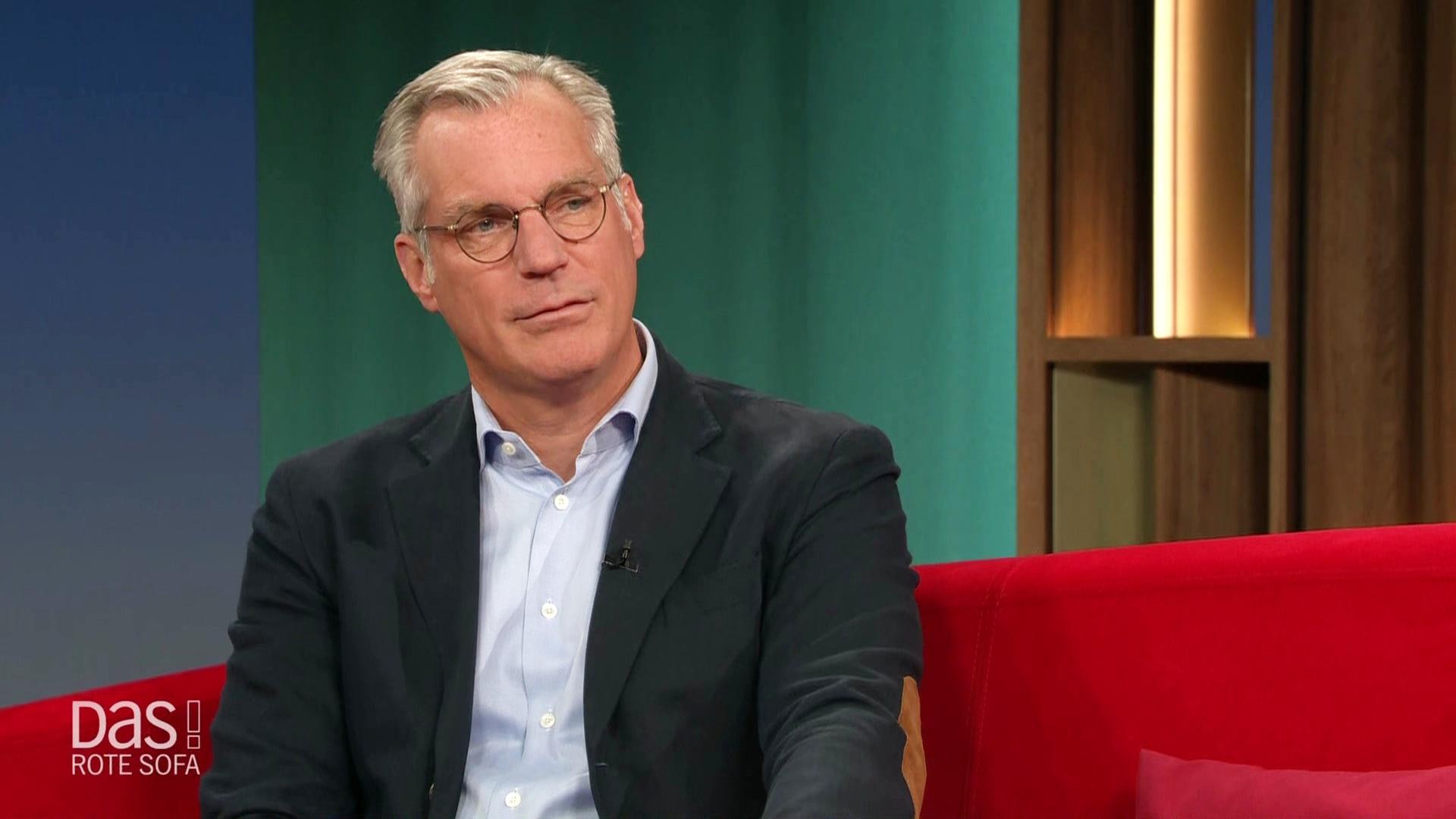 Gunnar Groebler von der Salzgitter AG auf dem Roten Sofa