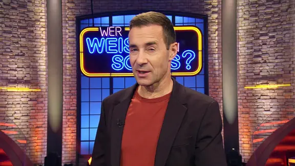 Kai Pflaume moderiert "Wer weiß denn sowas?".